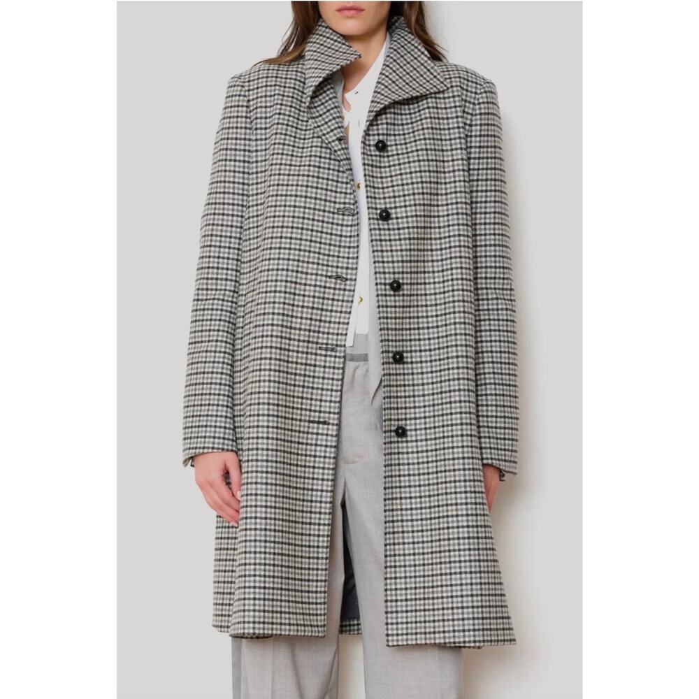 WE-AR4 The Gatsby Coat in Grey Check XS
